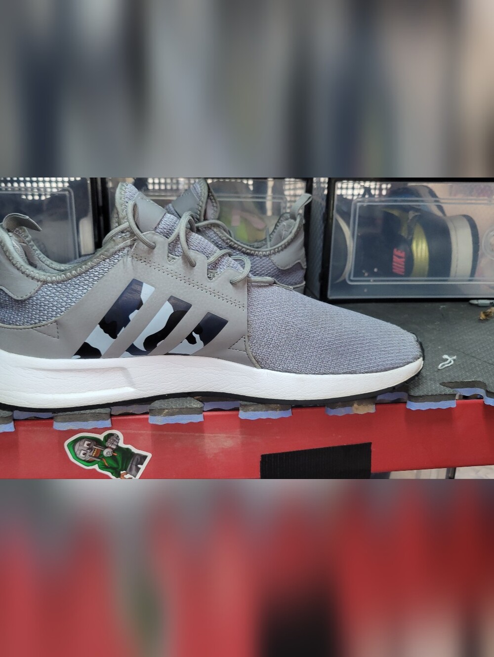 Adidas Men’s Cloudfoam Pure Running Shoes - Grey - Picture 10 of 10